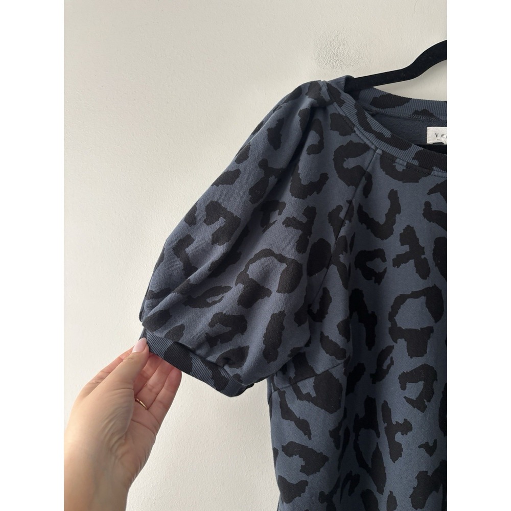 Anthropologie Velvet Graham & Spencer Jersey Animal Print Dress Size Large - Picture 5 of 8